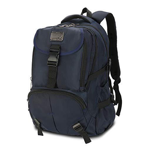 Mooedcoe 50L Mochila Hombre Viaje Casual Mochila Portatil Deporte Escolar Trabajo Negocio Grande (Azul)