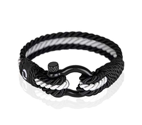 Mover Bracelets Pulsera Hombre | Accesorio Náutico Hecho para Hombre | Regalo Clásico De Cuerda Decorativa | Pulsera De Supervivencia