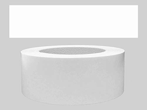 Mprofi MT® (20m rollo) Cantoneras laminadas melamina para rebordes con Greve Blanco Liso 60 mm