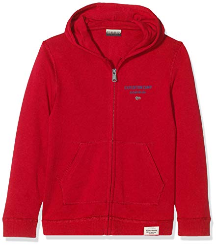 Napapijri K Bonthe Fzh Capucha, Rojo (True Red R70), 122 (Talla del Fabricante: 06) para Niños