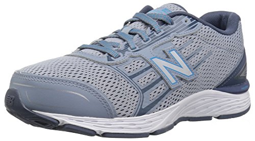 New Balance Boys' 680v5 Running Shoe, Reflection/Maldives Blue, 1 XW US Little Kid