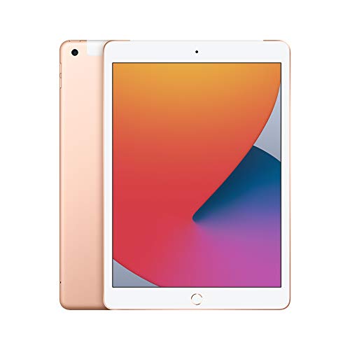 Nuevo Apple iPad (de 10,2 Pulgadas, con Wi-Fi + Cellular y 32 GB) - Oro (Ultimo Modelo, 8.ª generación)