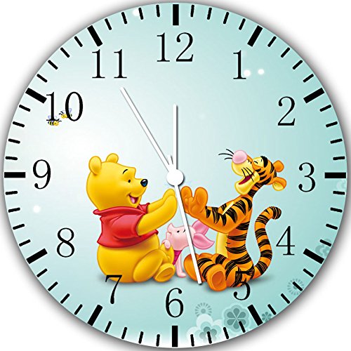 Nuevo diseño de Winnie the Pooh reloj 25,4 cm se color y para pared Y06