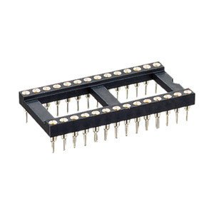 Pack de 17 uds Zócalos 28 contactos para circuito integrado Electro Dh 18.905/28/7.62 8430552096633