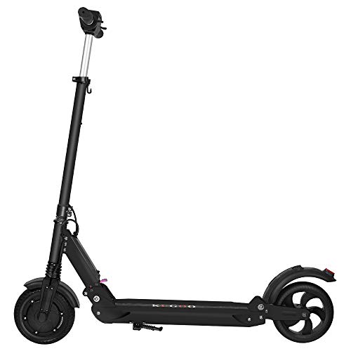 Patinete Eléctrico portátil Plegable - Neumáticos sólidos de 8.5" - 350W Motor - hasta 25 KM de Largo Alcance y 25 KM/H Scooter para Adultos - S1 (Negro)