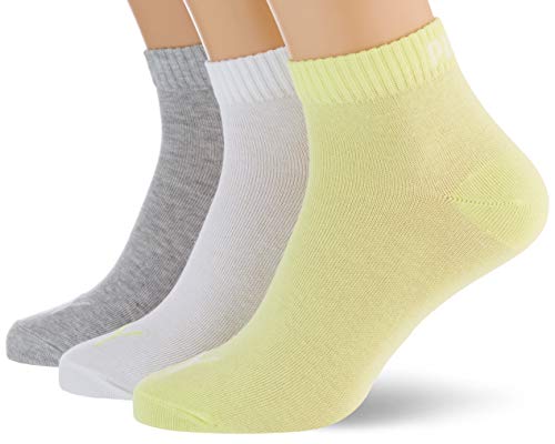 PUMA Quarter Plain Socks Calcetines de cuarto, Blanco Combo, 47-49 Unisex Adulto