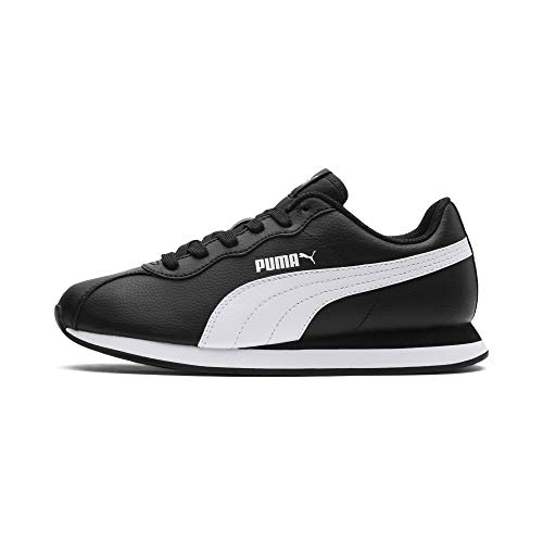 PUMA Turin II Jr, Zapatillas Unisex Niños, Black White, 37 EU