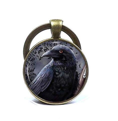 Raven - Llavero de cuervo hecho a mano