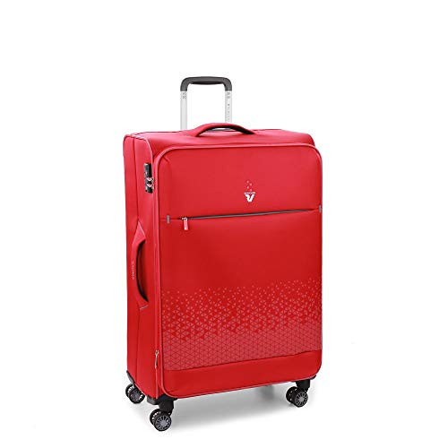 Roncato Crosslite Maleta Grande Expansible Rojo, Medida: 75 x 48 x 29/32 cm, Capacidad: 98/108 l, Pesas: 3.20 kg