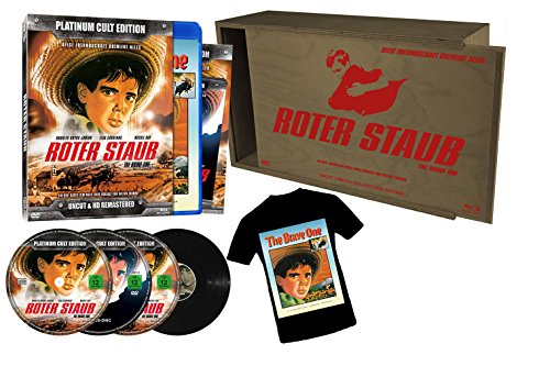 Roter Staub - Sonderedition in Holzbox - limitierte Auflage von 500 Stück!! (4er-Disc Edition: Blu-Ray + 2 DVDs + Audio-CD + T-Shirt einseitig bedruckt) [Francia] [Blu-ray]