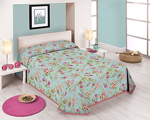 SABANALIA - Colcha Estampada Paris (Disponible en Varios tamaños) - Cama 135-230 x 280