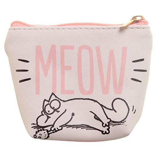 Simon's Cat Slogan PVC Purse