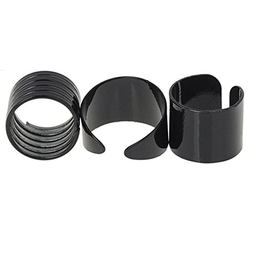 SODIAL 3pcs Parte Superior del Anillo de Dedo sobre el Dedo Midi Tip Encima de los Juegos de Anillo de Anillos Abiertos Nudillos