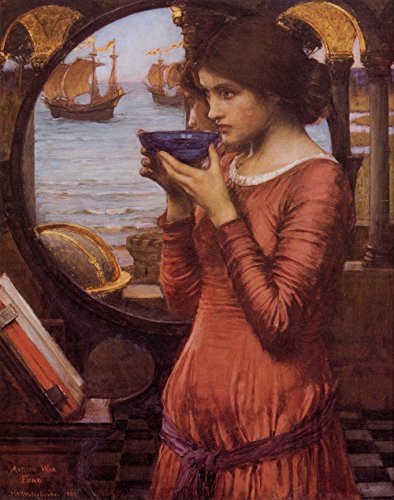 Spiffing Prints John William Waterhouse - Destiny - Small - Archival Matte - Black Frame