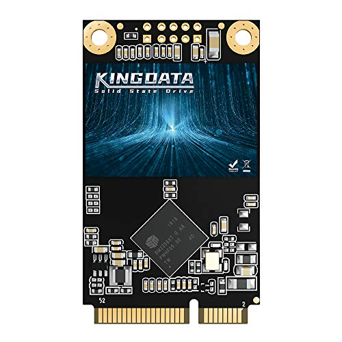 SSD MSATA 250GB KINGDATA Disco Duro Interno De Unidad de Estado Sólido de Alto Rendimiento para Computadora Portátil de Escritorio SATA III 6Gb/s（MSATA, 250GB