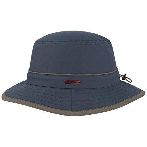 Stetson Sombrero Outdoor Kettering Mujer/Hombre - ala Ancha de Pescador Resistente a la Intemperie con Ribete Verano/Invierno - XL (60-61 cm) Azul