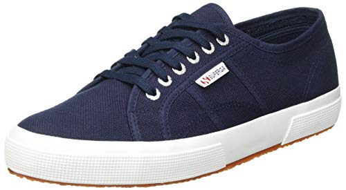 Superga 2750 COTU Classic Sneakers, Zapatillas Unisex Adulto, Azul (Navy/White F43), 49 EU