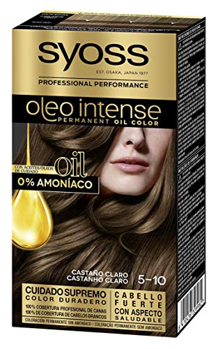 SYOSS - Oleo Intense Coloración Permanente Sin Amoníaco - Tono 5-10 Castaño Claro