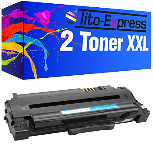 Tito-Express Platinum Series 2 Cartucho de tóner XXL para Samsung MLT-D1052L ML-1910 SCX-4600 SCX-4623 SF-650 ML2581N ML-1910K ML-1911 ML-1915 ML-1915DSP 1916K 2525 2540 2526 2580NK