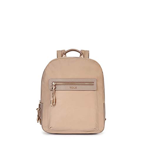 TOUS 695810088, Bolso mochila para Mujer, Beige (Topo), 26x33x9.5 cm (W x H x L)