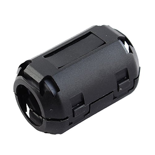 UF1330 juego de fisureros para escalada cierre magnético 12 mm diámetro interior negro anillo Clip para Cable con núcleo de ferrita