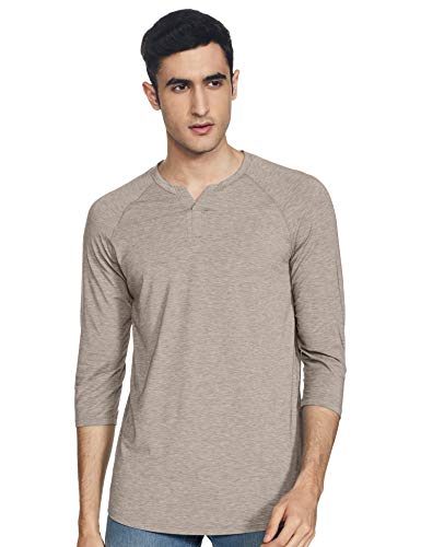 Under Armour Recovery Sleepwear Henley Camisa Manga Corta, Hombre, Gris, XXL