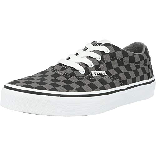 Vans Doheny Zapatillas, Sneaker Unisex Adulto, Tablero de ajedrez Negro de Peltre COC, 36.5 EU