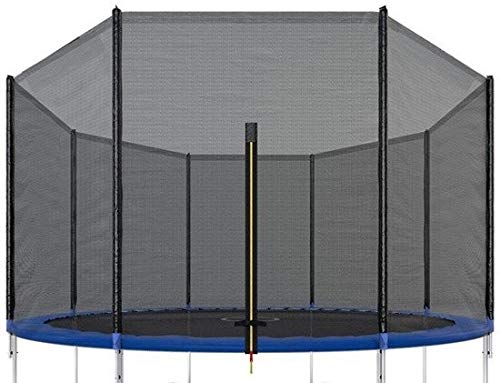 VIKING SPORTS Red de seguridad para cama elástica de 305 cm de diámetro, 8 barras, 10 m de exterior