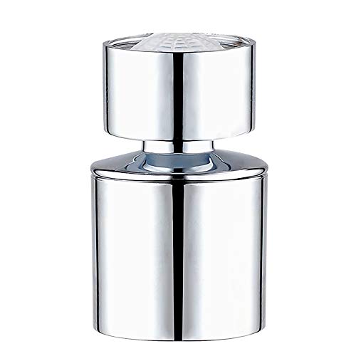 Waternymph grifo hembra (M22 x 1") Aireador y regulador antisalpicaduras para grifos de cocina o baño con adaptador de metal - cromo pulido M22