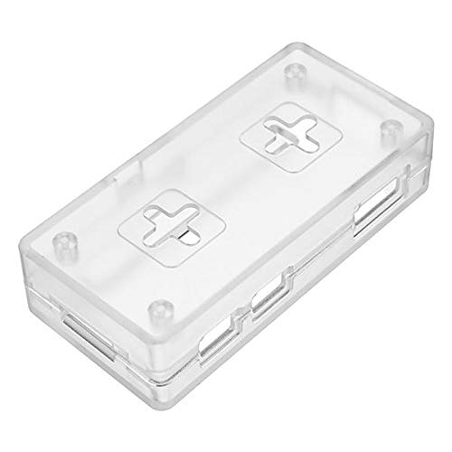 weichuang Accesorios electrónicos negro/transparente plástico GPIO caja de referencia para RPi Zero W/V1.3 piezas electrónicas accesorios electrónicos (color: transparente)