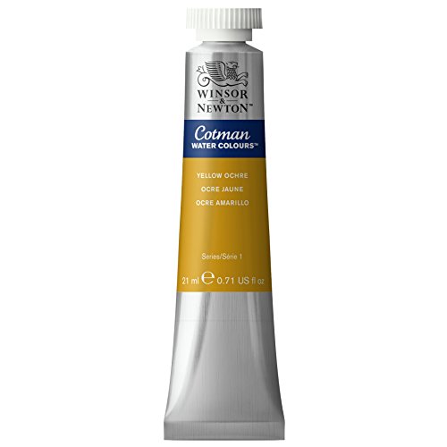 Winsor & Newton Cotman - Tubo acuarela, 21 ml, color ocre amarillo