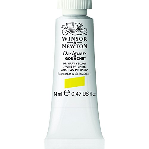 Winsor & Newton Témpera, 14 ml, Tubo, color amarillo primario -