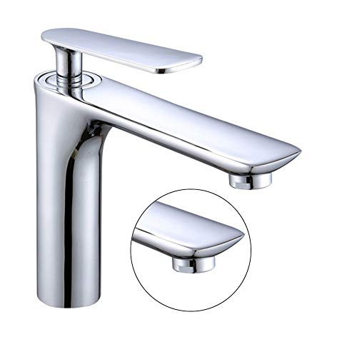 Yangmanini De Tipo Lift Cuenca baño de aleación Grifo Integrado en monobloc planar Grifo Mezclador Lavabo con Dos