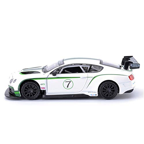 ZY Modelo de Coche una y Treinta y Dos Bentley GT3 Simulación de aleación de fundición a presión de joyería Juguete Adornos Colección Coche Deportivo Rojo 14.5x6x4CM LOLDF1