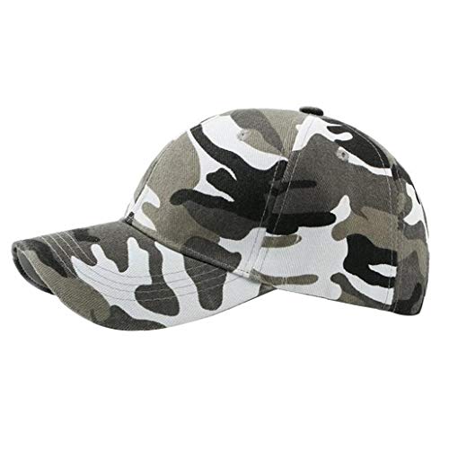 ZYCX123 Gorra de béisbol del Polo del Estilo clásico de los Hombres de Las Mujeres de bajo Perfil Los Productos Camuflaje Sombrero Gris para el hogar