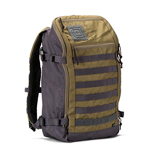 5.11 TACTICAL SERIES Rapid Quad Zip Pack Mochila Tipo Casual, 50 cm, Marrón (Claymore)