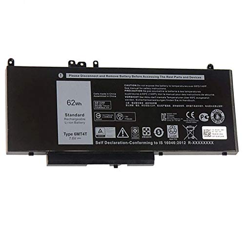 7XINbox 7,6V 62Wh 6MT4T Portátil Batería de Repuesto para DELL Latitude E5450 E5470 E5570 7V69Y TXF9M 79VRK 07V69Y