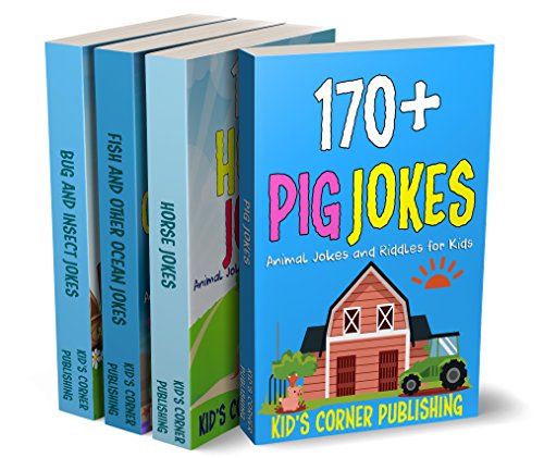 800 PIG, HORSE, FISH AND OTHER OCEAN ANIMAL, BUG AND INSECT JOKES: 4 IN 1 ANIMAL JOKES AND RIDDLES FOR KIDS (English Edition)