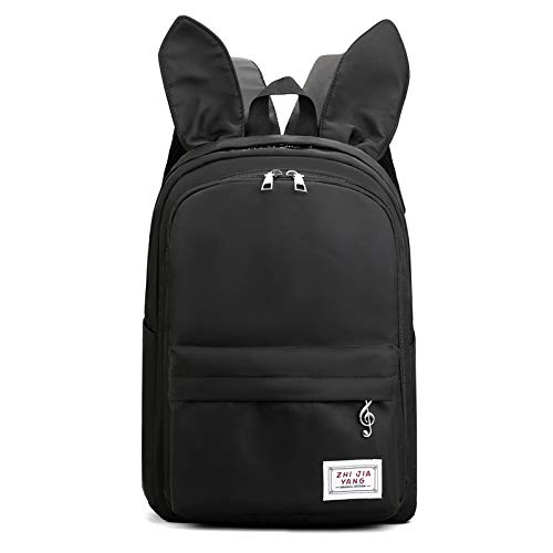 Adolescente Los nuevos niños y niñas Schoolbag Orejas de Conejo Preciosas 1-3- Año 6 Hijos agobia Bolsa de Hombro (Color : 2)