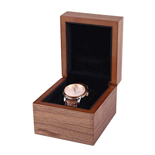 ADSE Caja de Reloj-Caja de Madera para Reloj Caja de Almacenamiento de exhibición Disponible en una Variedad de tamaños (Color: 3 Ranuras)