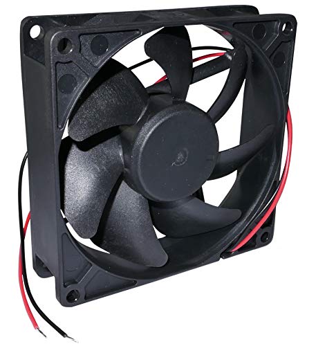 AERZETIX - Ventilador Axial de Refrigeración - para Caja de Ordenador PC - Deslizante - Termoplástico - 12V DC - 92x92x25mm – 76.45m3/h - 2700rpm - 0.11A - 1.32W - 32dBA - C46911