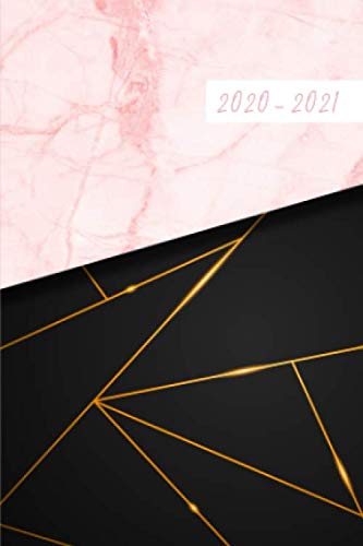 Agenda 2020 2021 A6: Semana Vista - Tamaño 10x15cm - Agenda 2020 2021 18 meses - Organiza tu día - Agenda semanal - Julio 2020 a Diciembre 2021 - Español - Diseño moderno