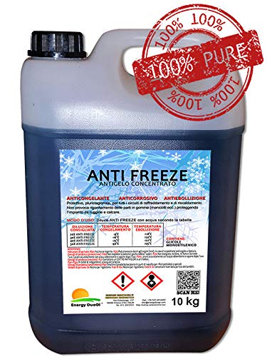 Anticongelante concentrado Puro .10 L. Para circuitos de refrigeración y calefacción