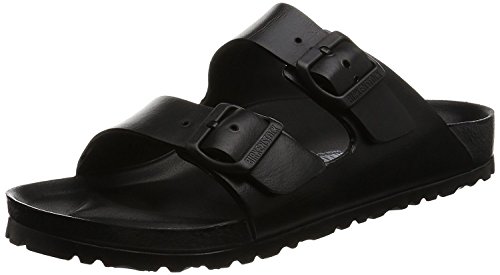 Birkenstock Arizona EVA, Sandalias de Punta Descubierta Mujer, Negro (Noir Noir), 37 EU