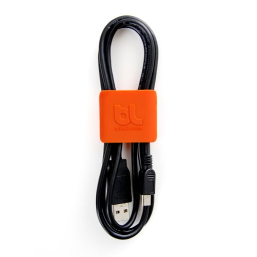 BlueLounge CC-MD-EU - Organizador de cable, gris y naranja