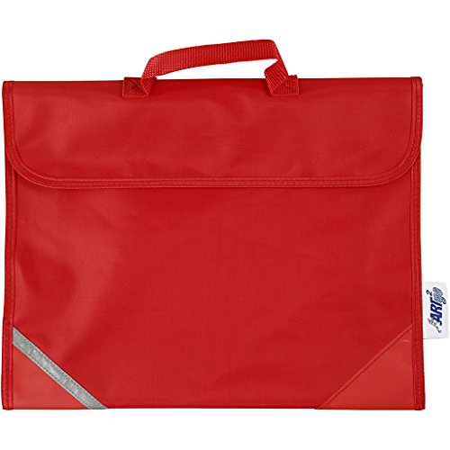 Bolsa escolar, medidas 36x29 cm, profundidad 9 cm, rojo, 1ud