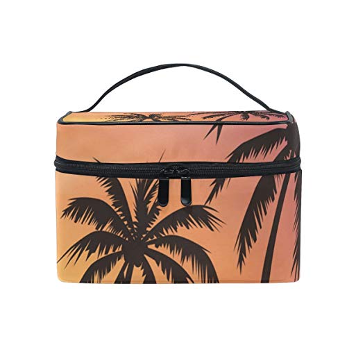 Bolsas de Maquillaje de Viaje Coconut Tree In The Sunset Bolsa de cosméticos Bolsas de Aseo Bolsas de Tren Bolsas de Almacenamiento CBG-045