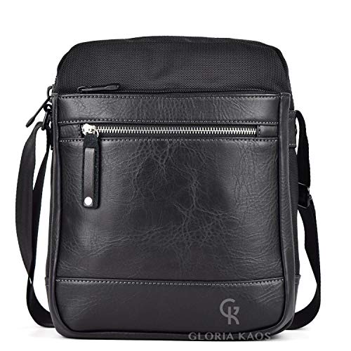 Bolso bandolera para hombre con correa ajustable para tablet iPad de hasta 10 pulgadas, uso diario, viajes, trabajo empresarial, S3341