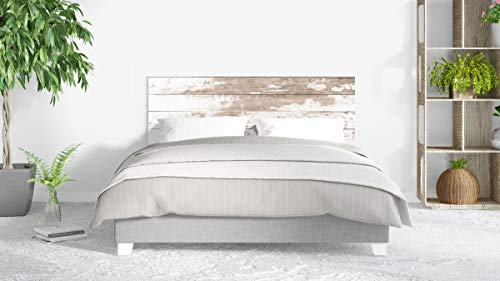 Cabecero Cama PVC Impresión Digital sin Relieve Imitación Madera 150 x 60 cm | Disponible en Varias Medidas | Cabecero Ligero, Elegante, Resistente y Económico