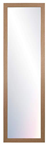 Chely Intermarket- Espejos de Pared 35x140 cm (Marco Exterior 42x147 cm)(Haya) MOD-128 | Salón, recibidor, Comedor, Acabado Elegante, Ideal para decoración.(128-35x140-6,15)